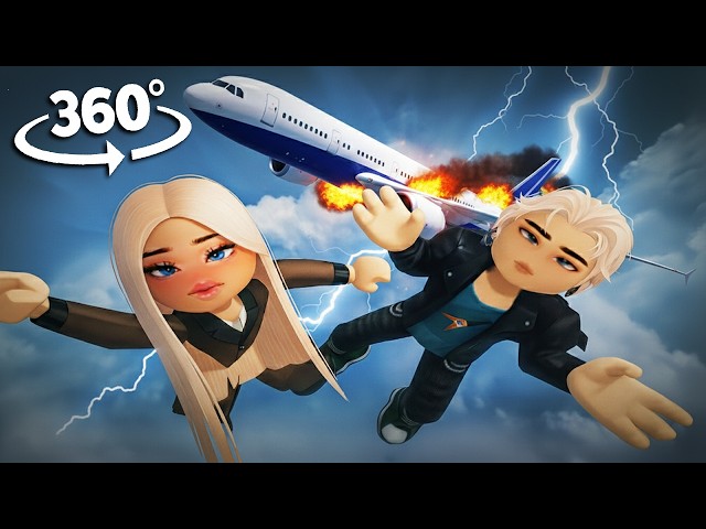 Plane Crash Survival: Emergency Landing Roblox | 360° VR