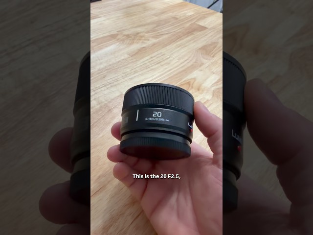 New cupcake (muffin? It’s not a pancake!) lens from Panasonic!