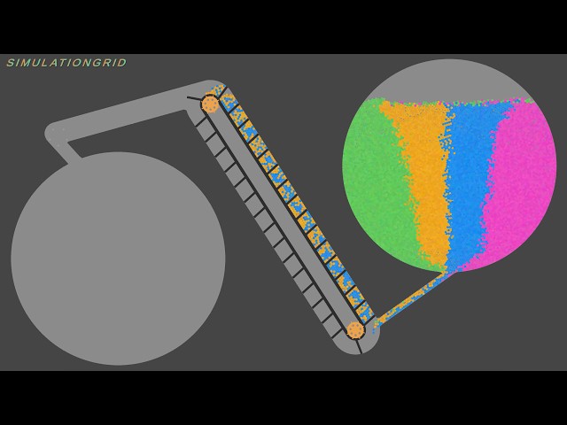 Satisfying Marble Cluster Factory | Unity 4k