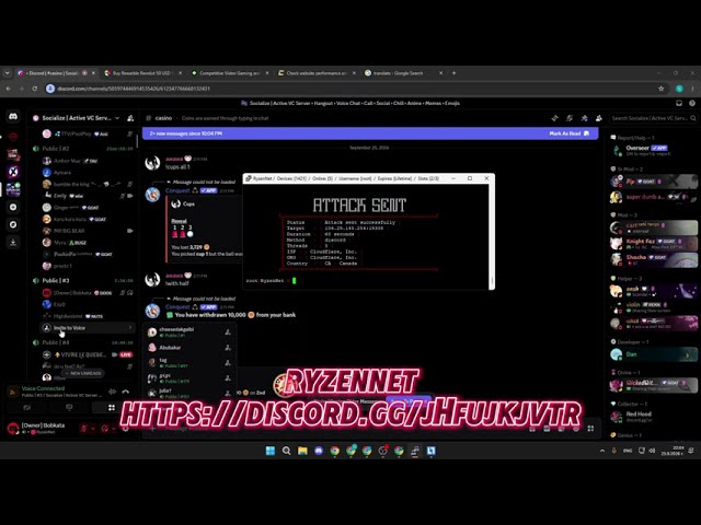 RyzenC2 Vs Discord | DDOS BEST C2/BOTNET/API 2026 | L4 & L7 | BEST BYPASS
