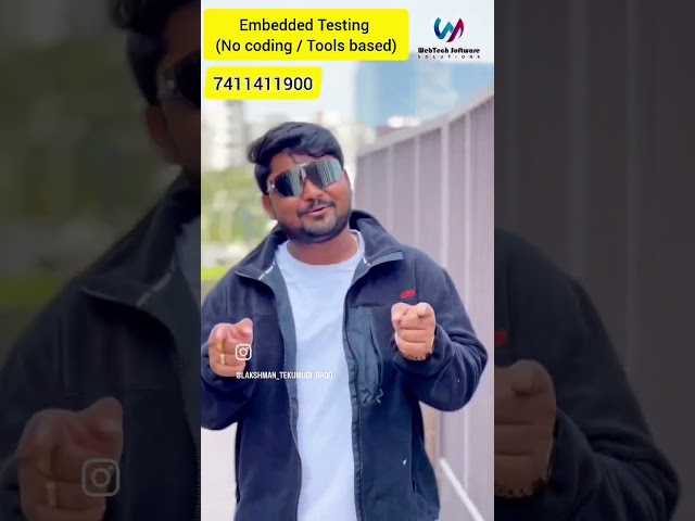 Embeddedtesting - Zero Coding, Need More Details? (Read pinned comment below)-📞Nikhil HR- 7411411900