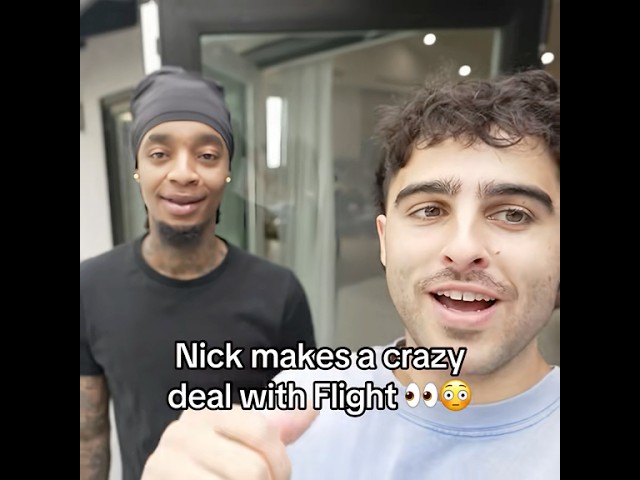 Nick makes a crazy deal with Flight! 😳 #nicknayersina #flightreacts #patriots #bears