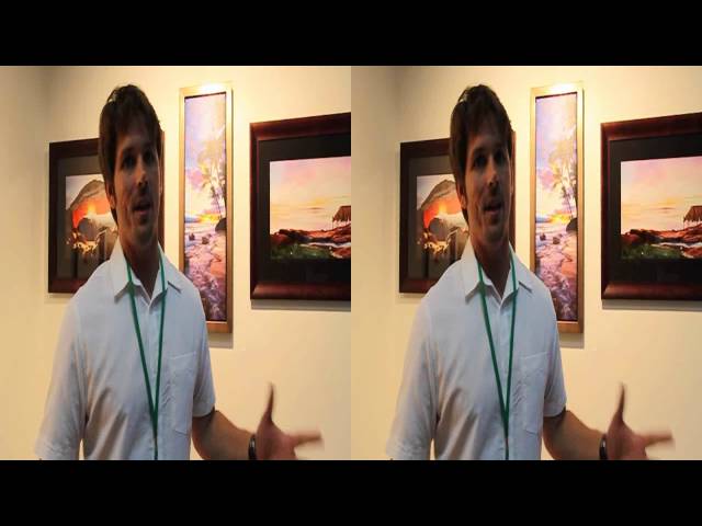 Cheyne Walls interview at the Press day 2012 Pageant of the Masters in 3D