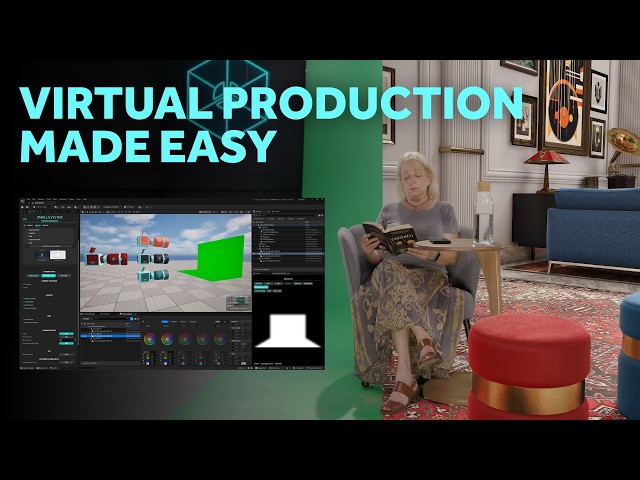 Unreal Engine Virtual Production tutorial | green screen with Vanilla System 2.1