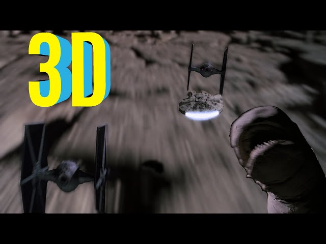 The Empire Strikes Back - Asteroid Field Scene 3D