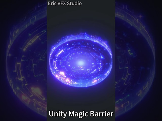 Unity Game VFX - Magic Barrier #gamevfx