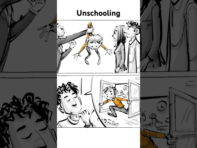 Unschooling [Shorts version] #unschooling #education #alternativeeducation