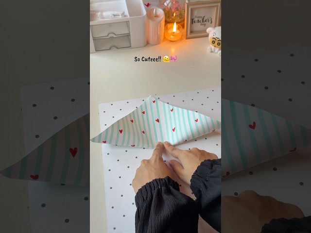 This Paper Fold Is MAGIC 😳🎀 #diy #shorts #craft #viralvideo #trendingvideo