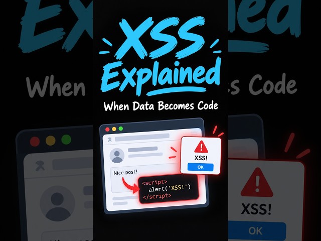 What Is XSS? Explained Simply #networking #programming #it #cs #cybersecurity #api #https #xss