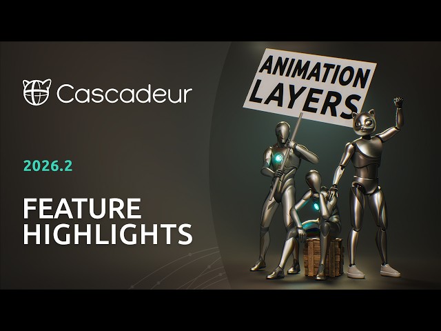 Animation Layers | Cascadeur 2026.2 Feature Highlights