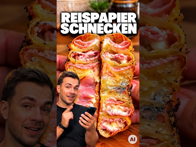 Wie gut ist die virale Reispapier Schnecke?! 🤯