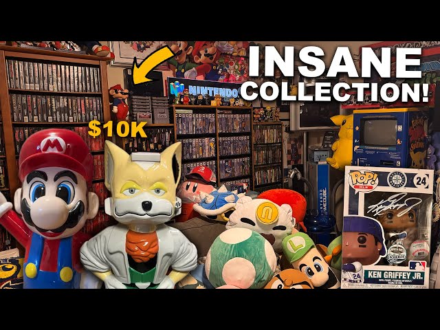 This is a COLLECTOR'S DREAM (MASSIVE Rare Video Game, Funko Pop Collection)