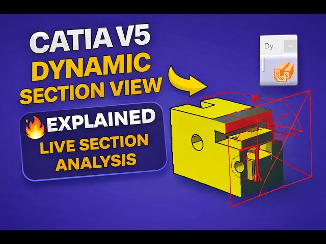 CATIA V5 Dynamic Section View
