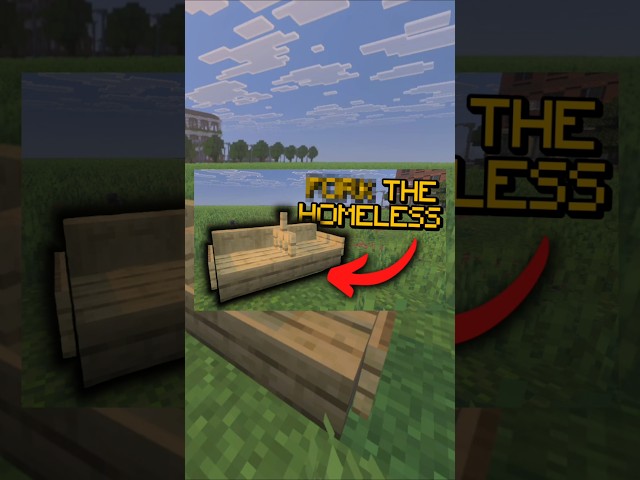 I Added Anti-Homeless Architecture To Minecraft!