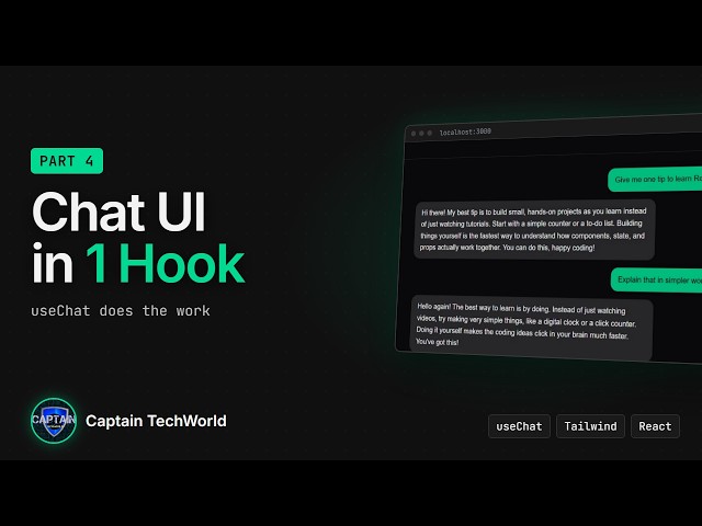 Build an AI Chatbot in Next.js + Firebase Chat History | Part 4