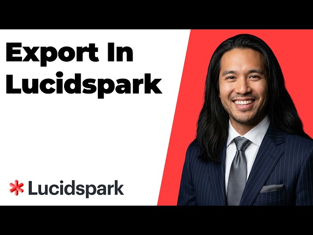 How To Export In Lucidspark (Easy Guide)