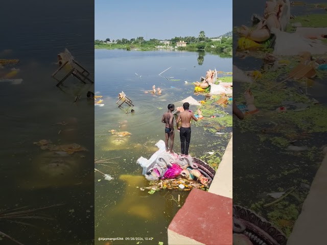🙏 బై బై గణేశా… వచ్చే ఏడాది మళ్లీ రావాలి బప్పా! 🐘💔 | Ganesh Immersion 2026#@ajaymango5266