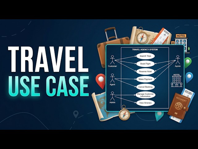 Travel Agency Use Case Diagram Tutorial in EdrawMax