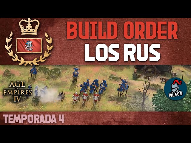 🔴 BUILD ORDER with the RUS in season 4 | AGE OF EMPIRES 4