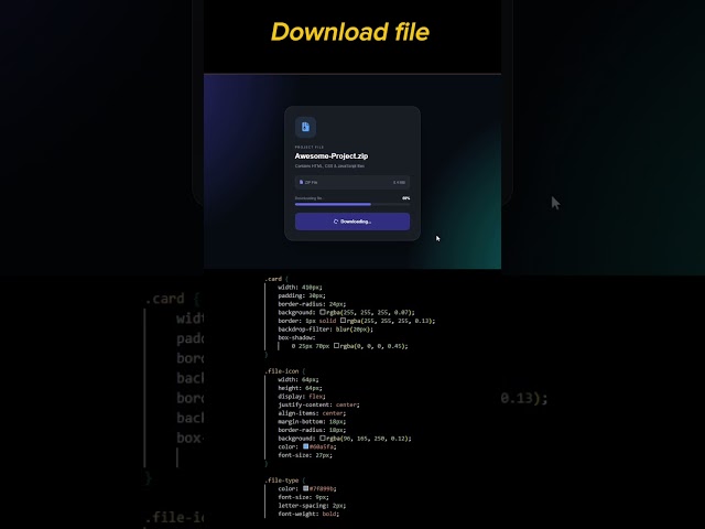 download file #shorts#html#css#javascript#webdevelopment#programming #learncode