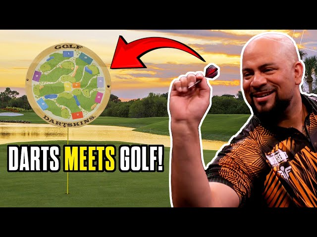 Playing Golf Using *DARTS?!* 😳 Ft. Devon Petersen