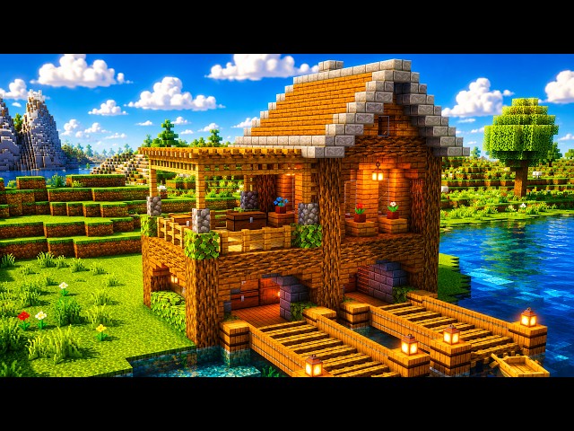 Minecraft How to Build Easy Fisherman House 🐟🏠 | Tutorial