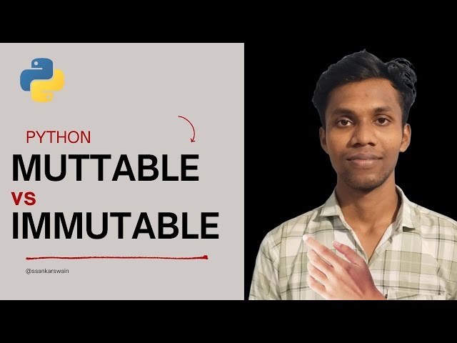 Python Mutable & Immutable datatype #python #ai #ssankarswain