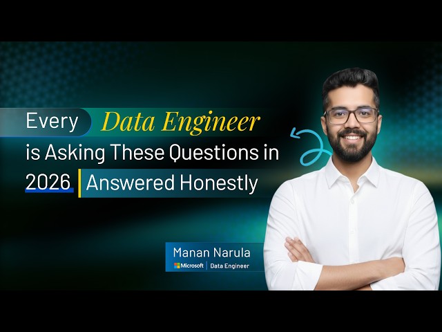Every Data Engineer Is Asking These Questions in 2026 | Answered Honestly