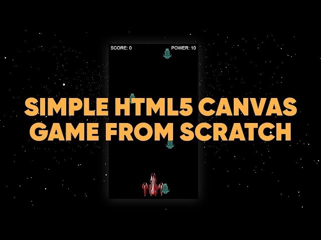 How to make a simple HTML5 canvas game from scratch - Part 2