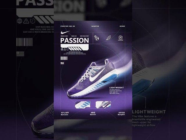 Sneaker Runner Banner Design in Photoshop | Hindi/Urdu Tutorial