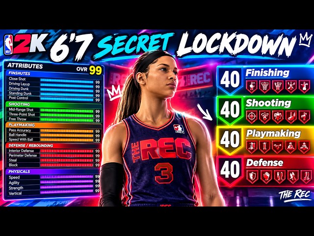 THIS 6'7 SHOOTING GUARD BUILD IS A SECRET LOCKDOWN DEFENDER!