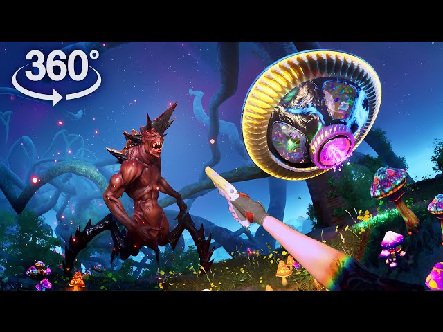 VR 360° Crab Monster HUNTS YOU! Fear of Heights