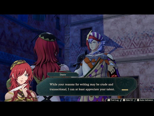 Dante & Sirocco Support Conversations | Fire Emblem: Fortune's Weave