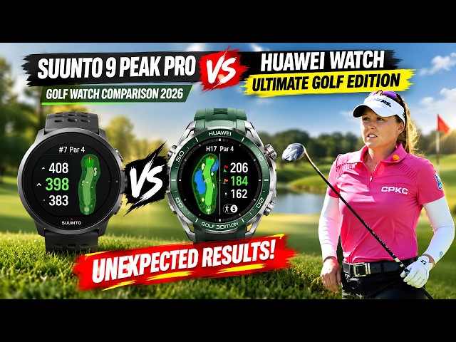 Suunto 9 Peak Pro Watch vs HUAWEI WATCH Ultimate Golf Edition Watch -Full Golf Watch Comparison 2026