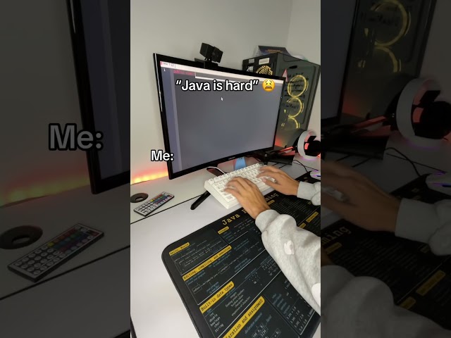 This mat helped me learn Java so fast 😭 #coding #java #programming #computer