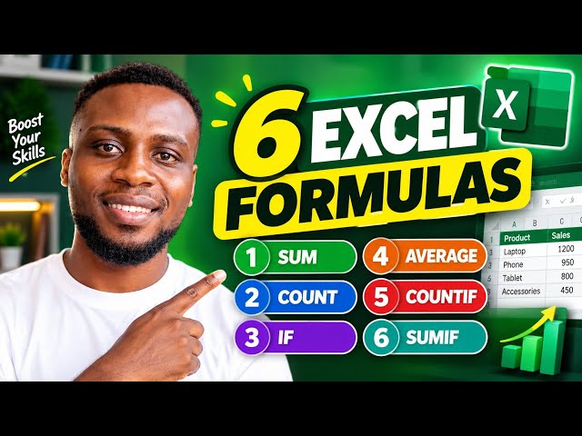 6 Excel Formulas Every Data Analyst Should Know