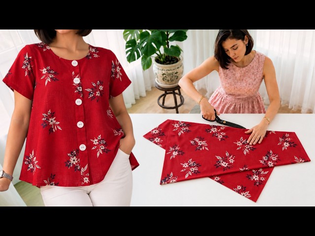 Easy Blouse Sewing Tutorial | Perfect Fit With a Simple Pattern