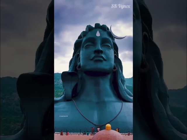 🔱 adiyogi statue 🙏 💫 #edit #ytshorts #mahadev