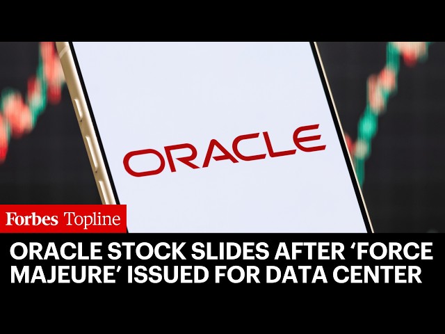 Oracle Stock Slides After Company Issued ‘Force Majeure’ Notice For Major Data Center Project