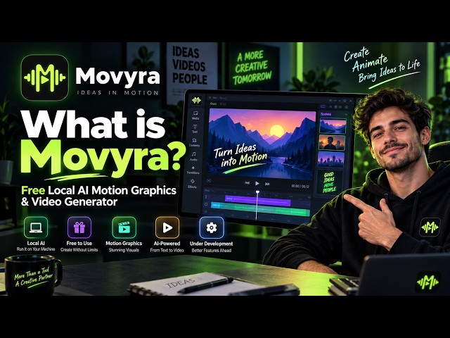What Is Movyra AI? | Free Local AI Motion Graphics & Video Generator