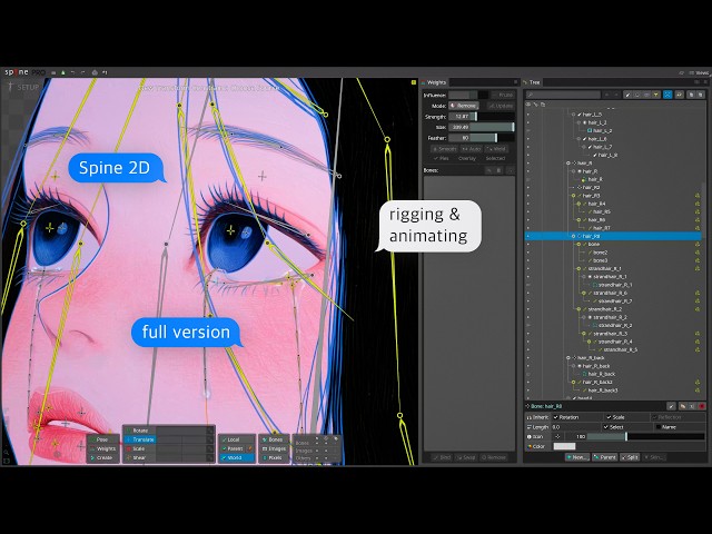 1 | Spine 2D Rig & Animation Full Process