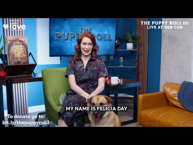Meet Felicia Day’s Pup, Sara Lavender the Paladin! 🐾 | The Puppy Roll III: LIVE at Gen Con