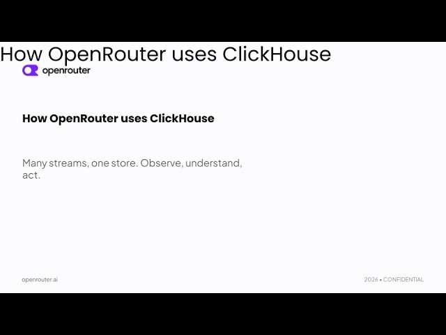 How OpenRouter uses ClickHouse