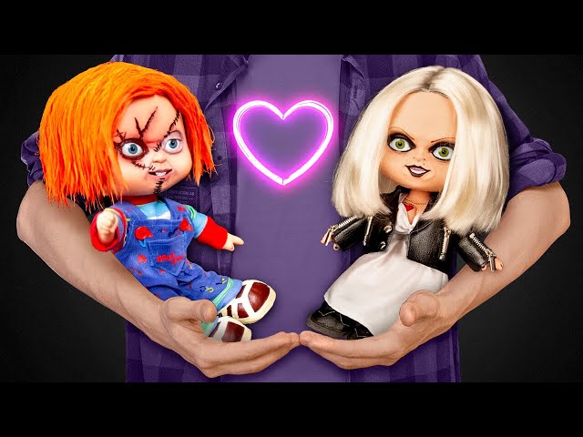 We Turn Cute to Creepy: DIY Chucky, Tiffany, Corpse Bride & More Horror Dolls! 🎃🔪👻