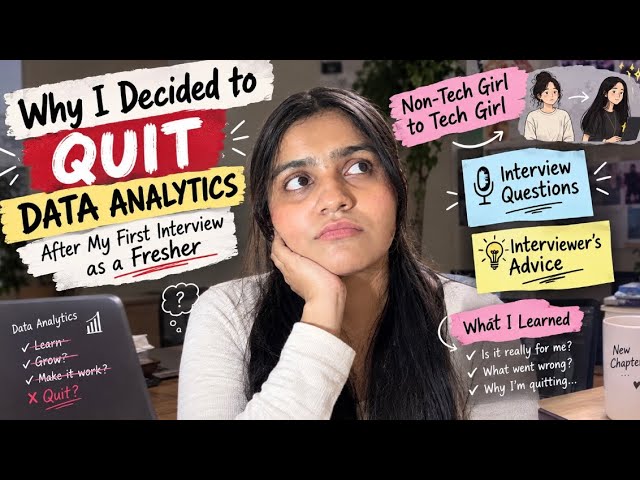 Why I Decided to Quit Data Analytics After My First Interview | Non-Tech Fresher