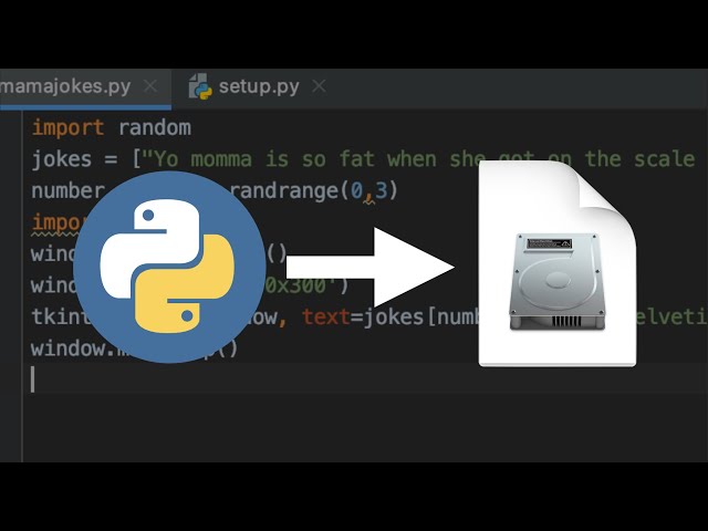Convert python script to DMG file [MacOS]