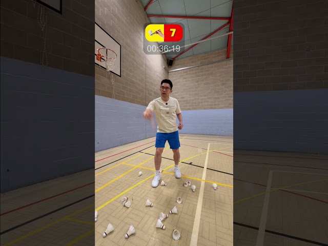 World Record Attempt 🚨 Catching 55 Shuttles in 60 seconds with Chopsticks!🤣