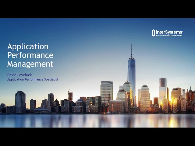 Application Performance Management