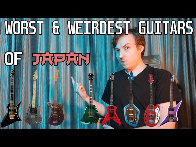 Worst & Weirdest Guitrars & Basses of JAPAN