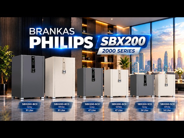 Minimalist Design with Maximum Protection! Philips 2000 Series SBX200 Safe